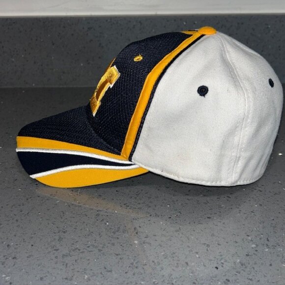 University Michigan U of M Top of The World L/XL Stretch Fitted Hat Cap GO BLUE! - Picture 3 of 6